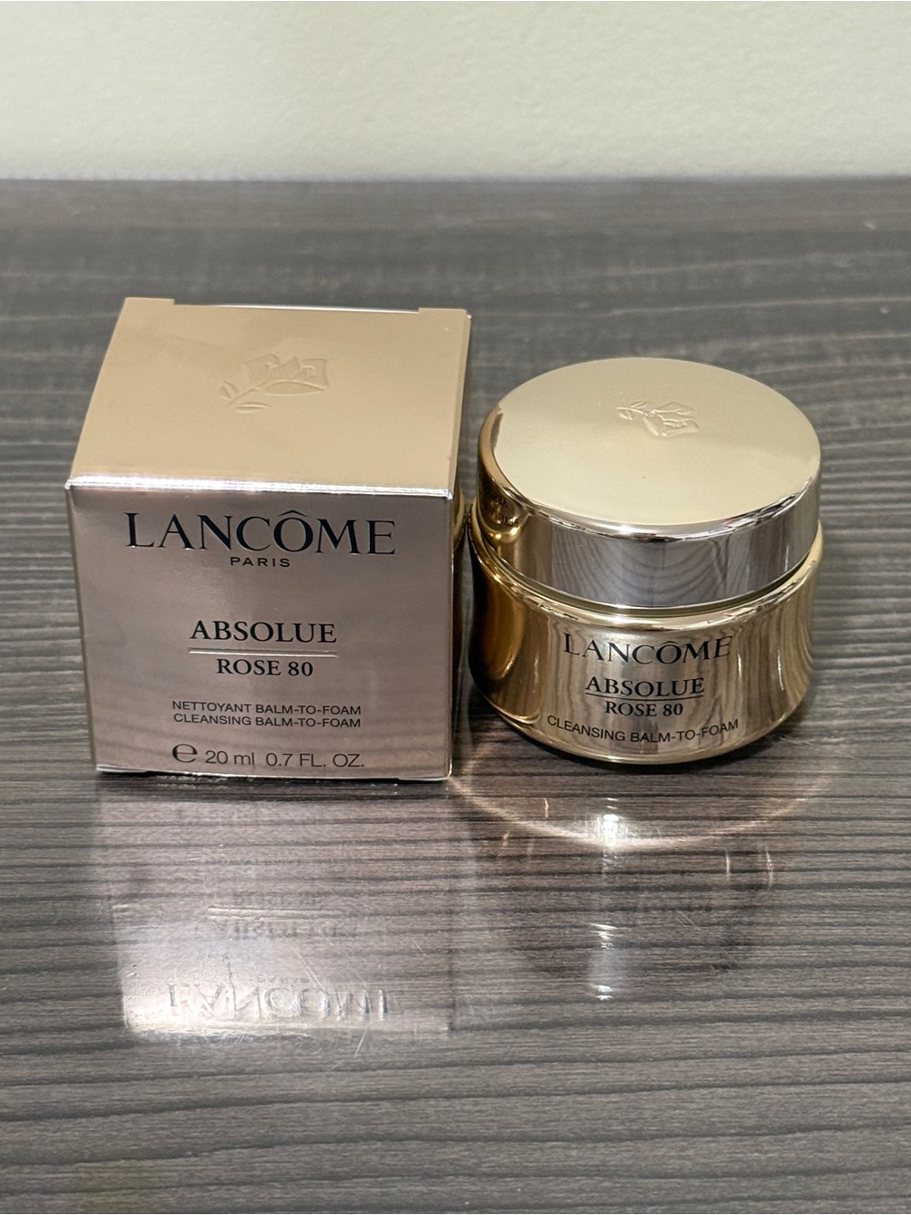 Lancôme Absolue Rose 80 Cleansing Balm-to-Foam travel size 20ml